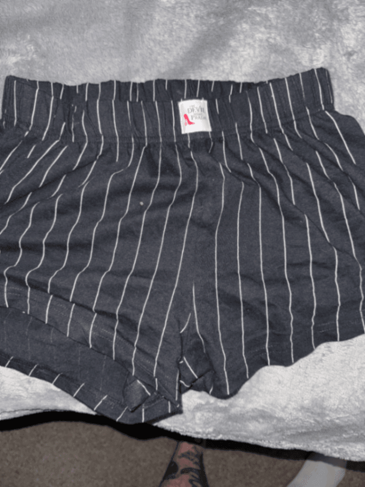 The Devil Wears Prada Striped Lounge Shorts
